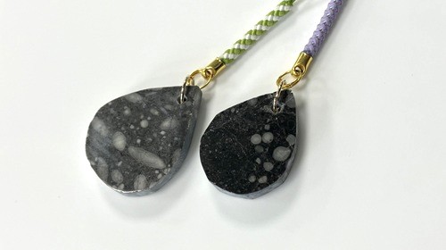 11_科学教室1月 フズリナ化石ストラップ