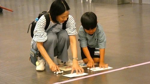 ６月科学教室（スチロールカー）明度調整